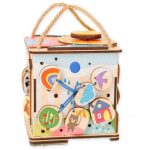 EliNeli Travel Montessori Κύβος Δραστηριοτήτων με Led 8595701757619