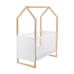 Drewex Little House Κούνια Και Συρταριέρα  White/Oak