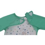 Interbaby Σαλιάρα Πλαστική Με Μανίκια Velcro Green