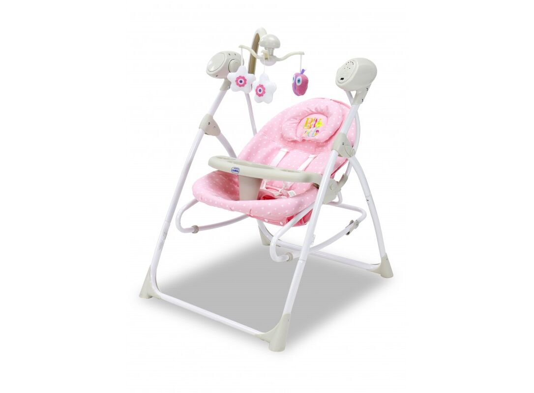 Asalvo Baby Swing Ηλεκτρικό ρηλάξ 3 σε 1 Pink