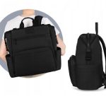 Lionelo Cube Τσάντα Αλλαξιέρα Backpack Black 5903771702454