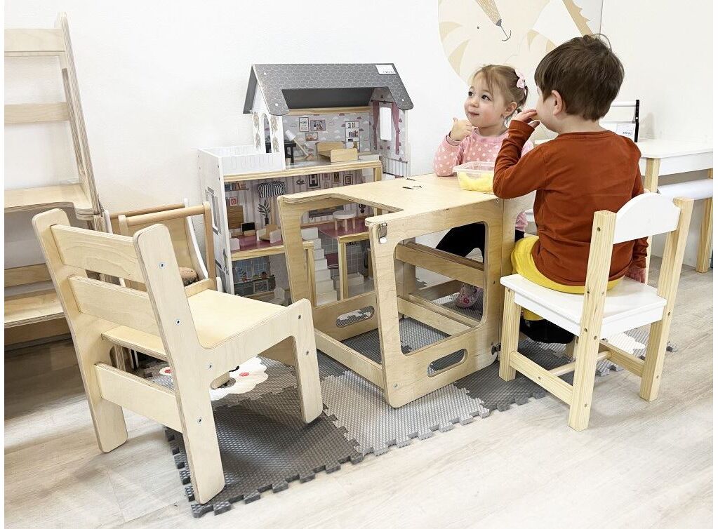 Elis Design Nature Max Montessori Πολυλειτουργικός Πύργος Εκμάθησης 90cm 3 σε 1