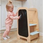 Elis Design Play 5 in 1 Montessori Πολυλειτουργικός Πύργος Εκμάθησης 75cm