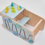 Elis Design Play 5 in 1 Montessori Πολυλειτουργικός Πύργος Εκμάθησης 75cm