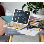 Ecotoys Ξύλινο Εκπαιδευτικό Laptop με Μαγνητικό Πίνακα