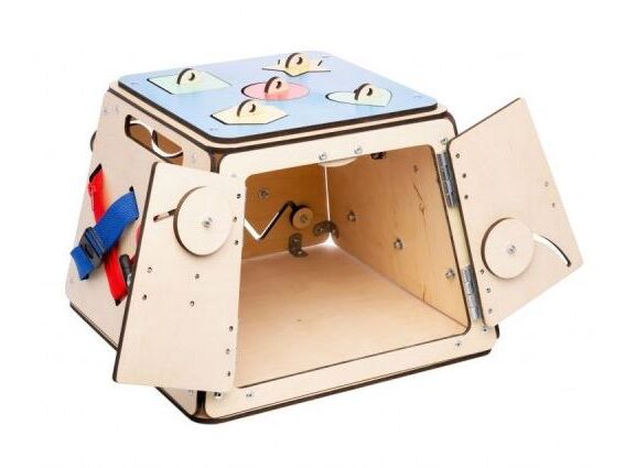 Elis Design Lock Box Montessori Κύβος Δραστηριοτήτων