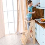 Elis Design Moon Montessori Πτυσσόμενος Πύργος Εκμάθησης 92cm