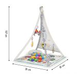 Ecotoys Tipi Βρεφικό Χαλάκι Δραστηριοτήτων με 20 Μπάλες