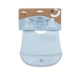 Interbaby Σαλιάρα Σιλικόνης Blue SI002-73