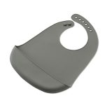 Interbaby Σαλιάρα Σιλικόνης Grey SI002-76