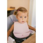 Interbaby Σαλιάρα Σιλικόνης Pink SI002-66