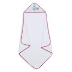 Interbaby Tipi Oso Μπουρνούζι Κάπα Σετ Με Λαμπάκι Νυκτός White/Red ES1202-19