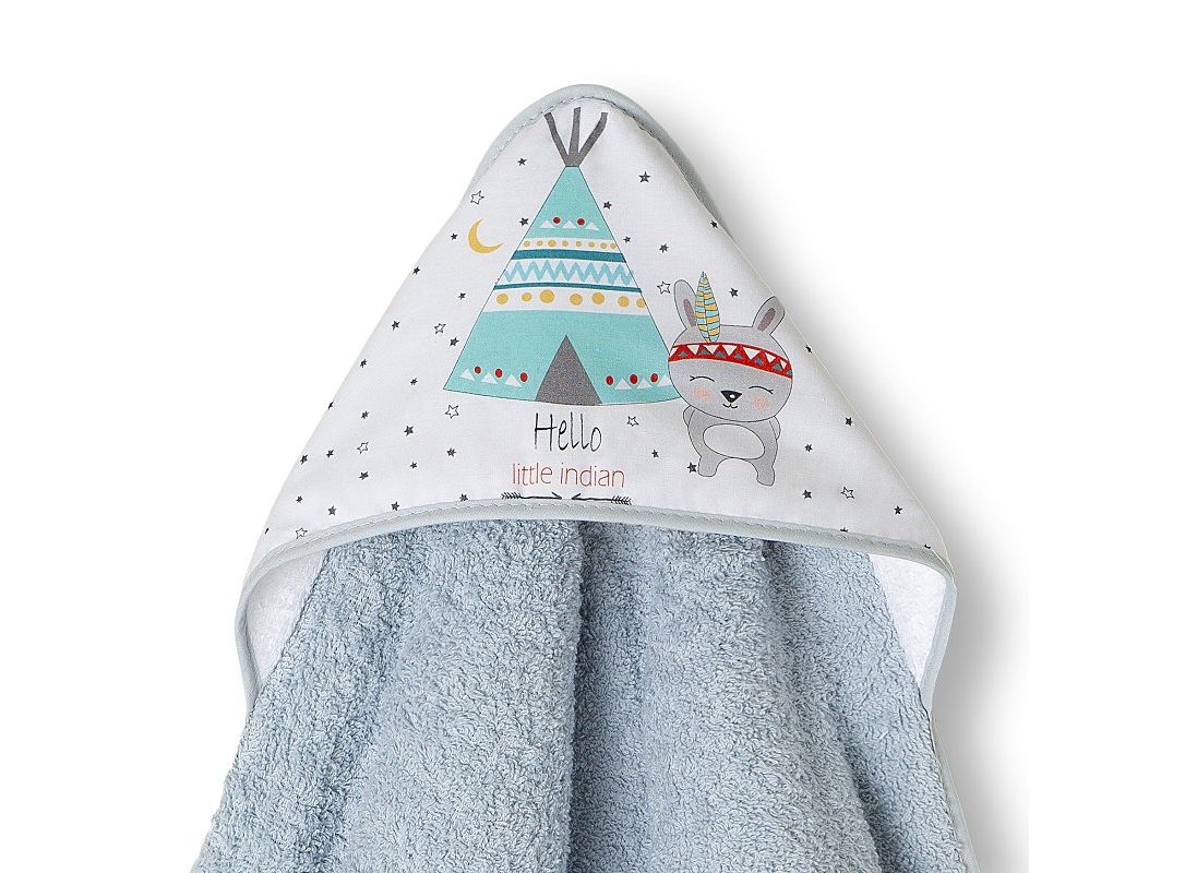 Interbaby Tipi Oso Μπουρνούζι Κάπα Gray