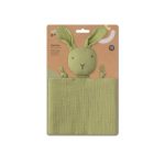 Interbaby Dou-Dou Bunny Πανάκι Παρηγοριάς Μουσελίνα Olive Green