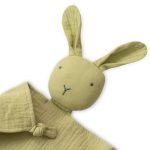 Interbaby Dou-Dou Bunny Πανάκι Παρηγοριάς Μουσελίνα Olive Green