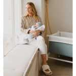 Interbaby Bee Nest-Lamb Κουβέρτα Αγκαλιάς 80X110 Grey