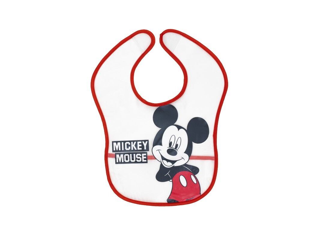 Interbaby Disney Σαλιάρα Πλαστική Τύπωμα Σετ 2 Τεμ MK-BIBPACK2-2-20