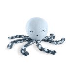 Interbaby Λούτρινο Octopus & Κουβέρτα Αγκαλιάς 80X110 Grey Blue