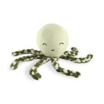 Interbaby Λούτρινο Octopus & Κουβέρτα Αγκαλιάς 80X110 Olive Green