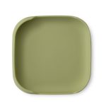 Interbaby Αντιολισθητικό Πιάτο Σιλικόνης Olive Green