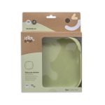 Interbaby Αντιολισθητικό Πιάτο Σιλικόνης Olive Green