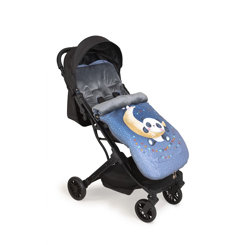 Interbaby Panda Luna Universal Ποδόσακος Καροτσιού Grey