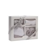 Interbaby Dots Σετ Δώρου 4 τμχ (0-6 μηνών) Beige