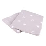 Interbaby Stars Κουβέρτα Αγκαλιάς Βαμβακερή Beige