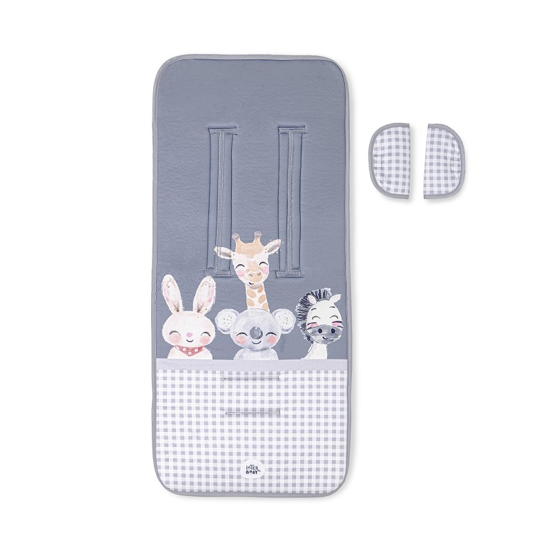 Interbaby Acuarela Universal Κάλυμμά Καροτσιού Grey