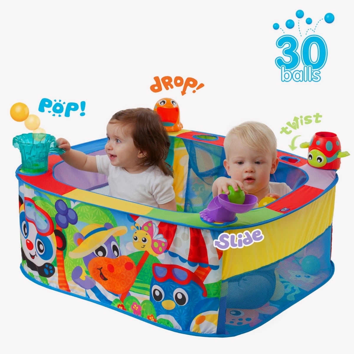 Playgro Pop'n'Drop Πισίνα Δραστηριοτήτων με Μπαλάκια