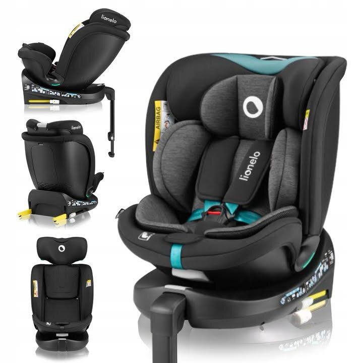 Lionelo Navy i-Size κάθισμα αυτοκινήτου 40-150 cm isofix Black Tirquase