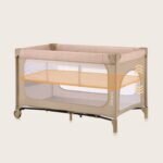 Lionelo Jasmin Easy Fold Παρκοκρέβατο 2 Επιπέδων Beige Sand