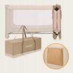 Lionelo Jasmin Easy Fold Παρκοκρέβατο 2 Επιπέδων Beige Sand