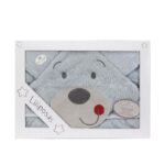 Interbaby Happy Bear Μπουρνούζι Κάπα Grey